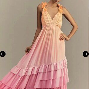 Anthropologie Ombre Maxi Dress